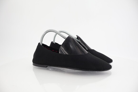 Skechers Women's Cleo Bewitch Flats Size 9 Black Knit Comfy Slip On Shoe Casual - Picture 2 of 11